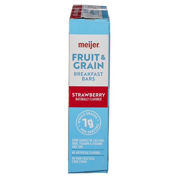 slide 24 of 29, Meijer Fruit & Grain Strawberry Breakfast Bar, 8 ct; 1.3 oz