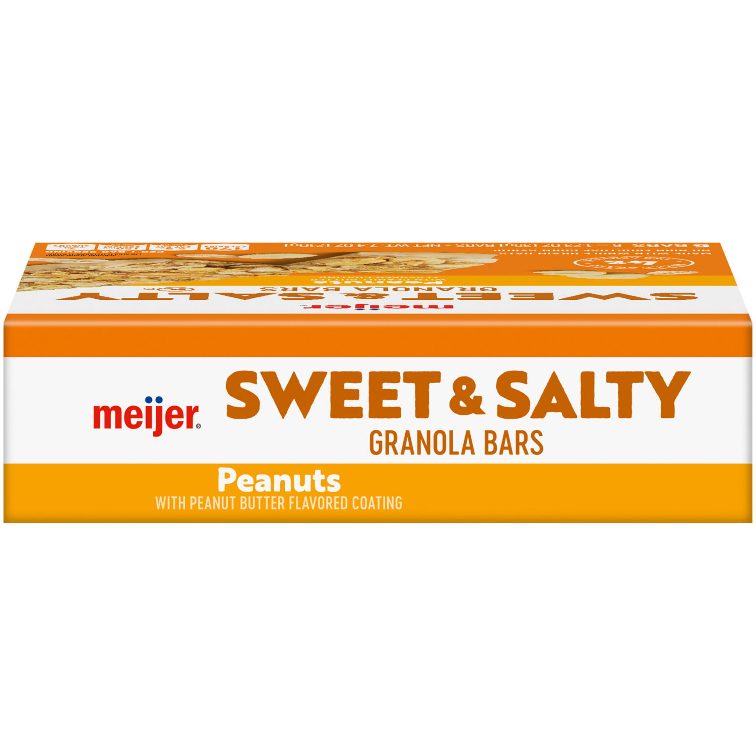 slide 5 of 5, Meijer Chewy Sweet & Salty Nut Granola Bars, 6 ct