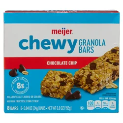 Meijer Chewy Gronola Bars, Chocolate Chip