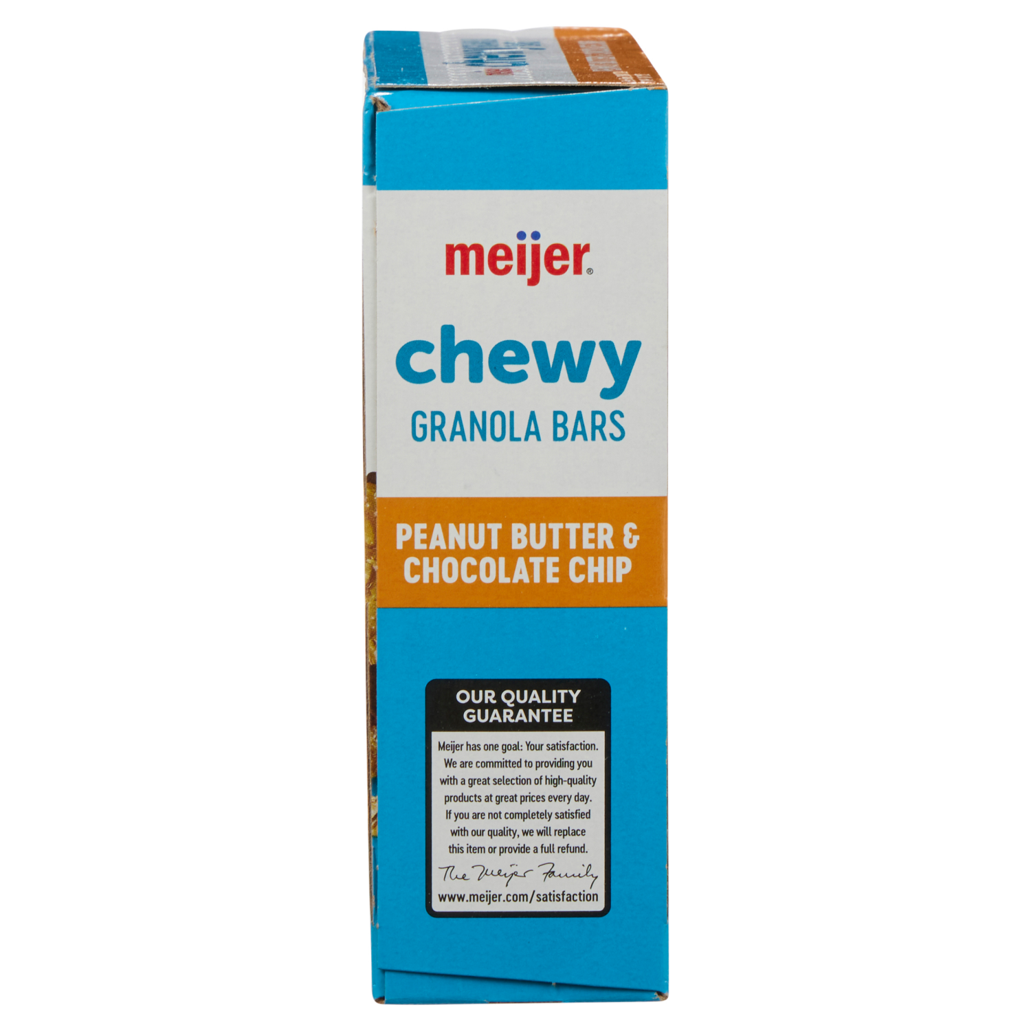 slide 4 of 8, Meijer Chewy Peanut Butter & Chocolate Chip Granola Bars, 8 Count, 8 ct