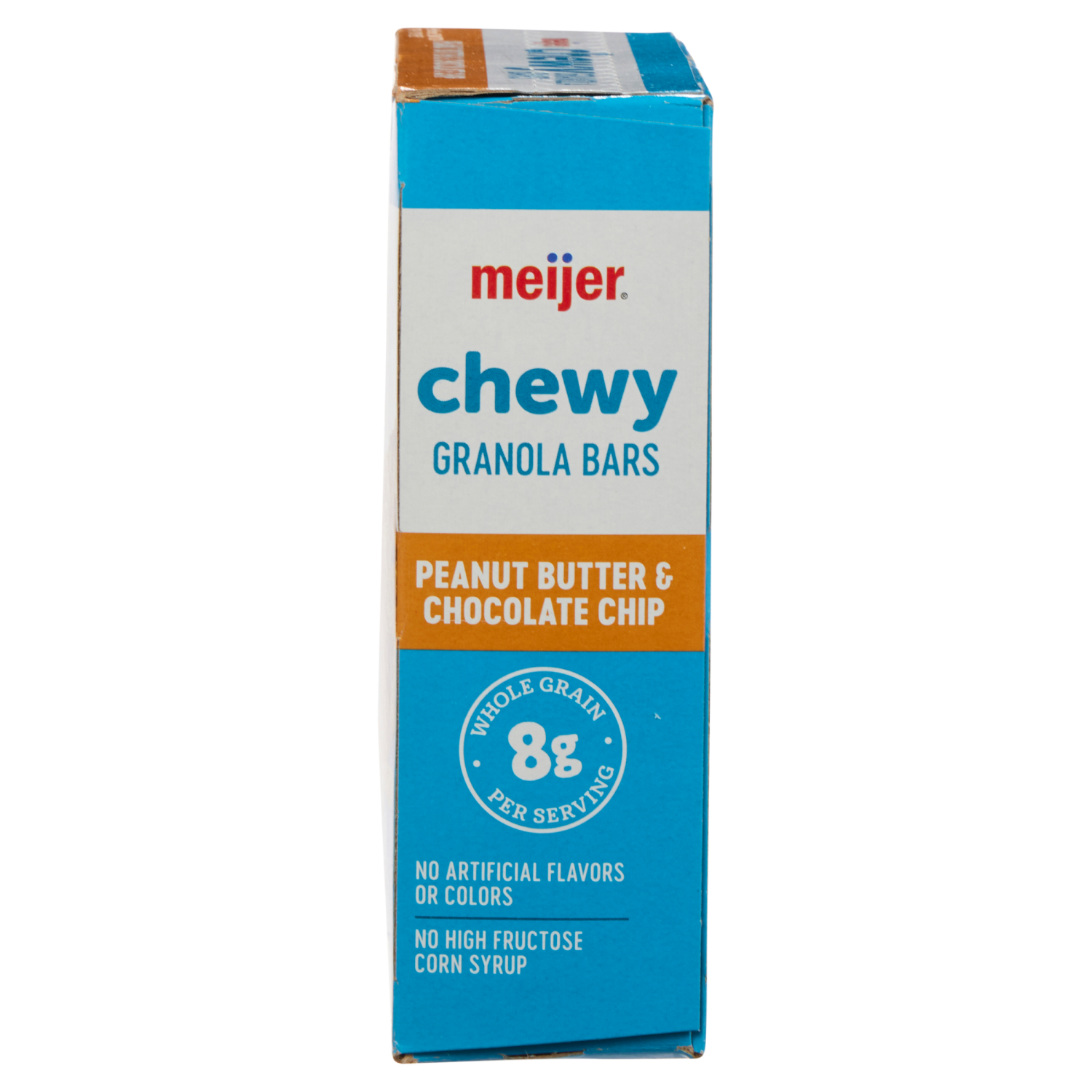 slide 5 of 8, Meijer Chewy Peanut Butter & Chocolate Chip Granola Bars, 8 Count, 8 ct