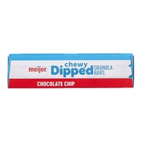 slide 5 of 29, Meijer Dipped Chewy Chocolate Chip Bar, 6.56 oz, 6 ct