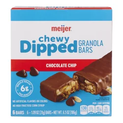 Meijer Dipped Chewy Chocolate Chip Bar