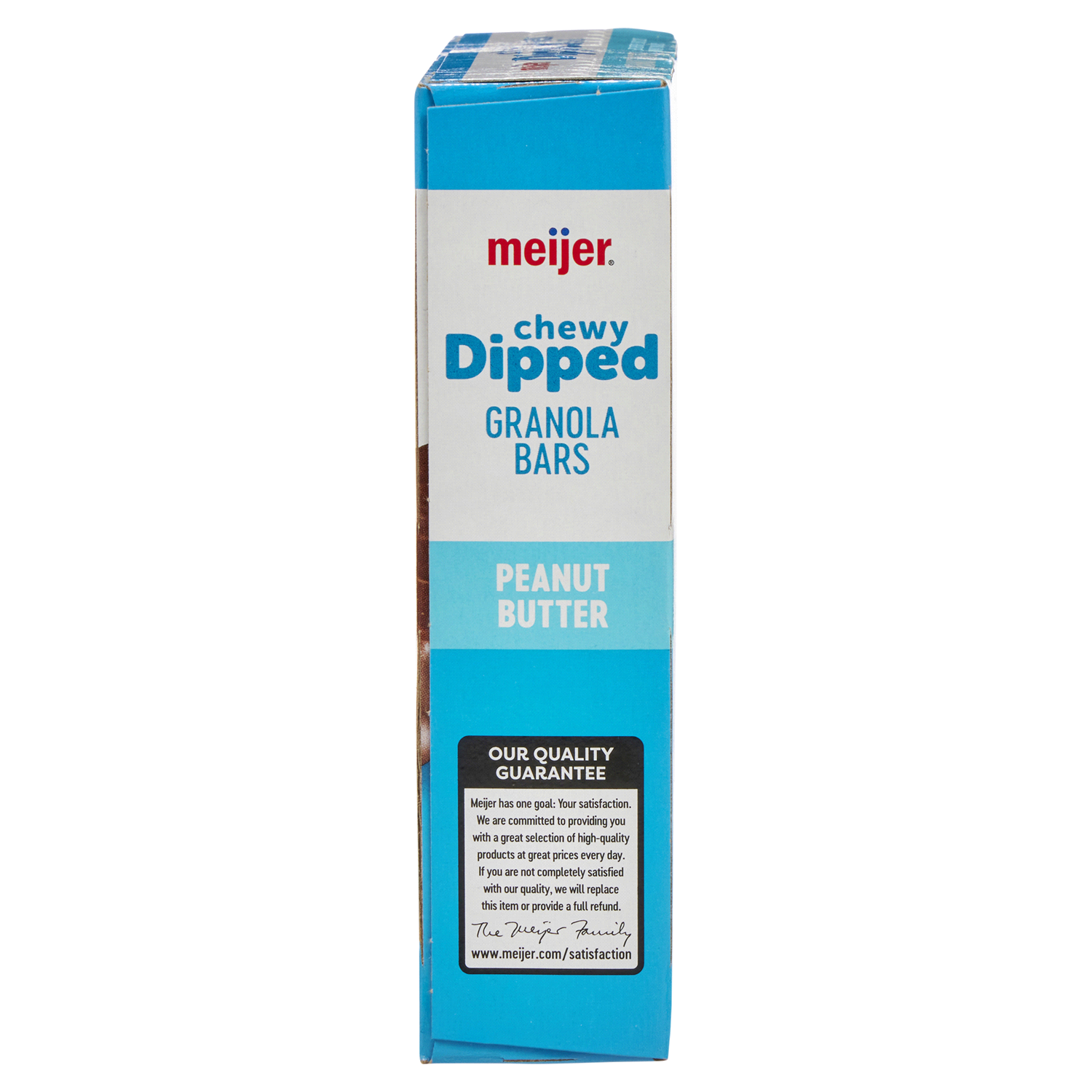 slide 2 of 5, Meijer Dipped Chewy Peanut Butter Granola Bars, 6.34 oz, 6 ct