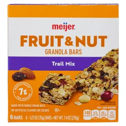 Meijer Trail Mix Fruit & Nut Granola Bar