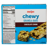 slide 5 of 29, Meijer Chewy Chocolate Chunk Granola Bars, 8 ct