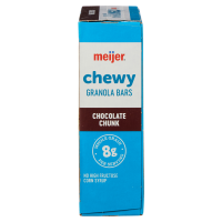 slide 21 of 29, Meijer Chewy Chocolate Chunk Granola Bars, 8 ct