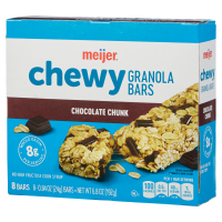 slide 15 of 29, Meijer Chewy Chocolate Chunk Granola Bars, 8 ct