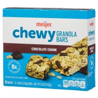 slide 24 of 29, Meijer Chewy Chocolate Chunk Granola Bars, 8 ct