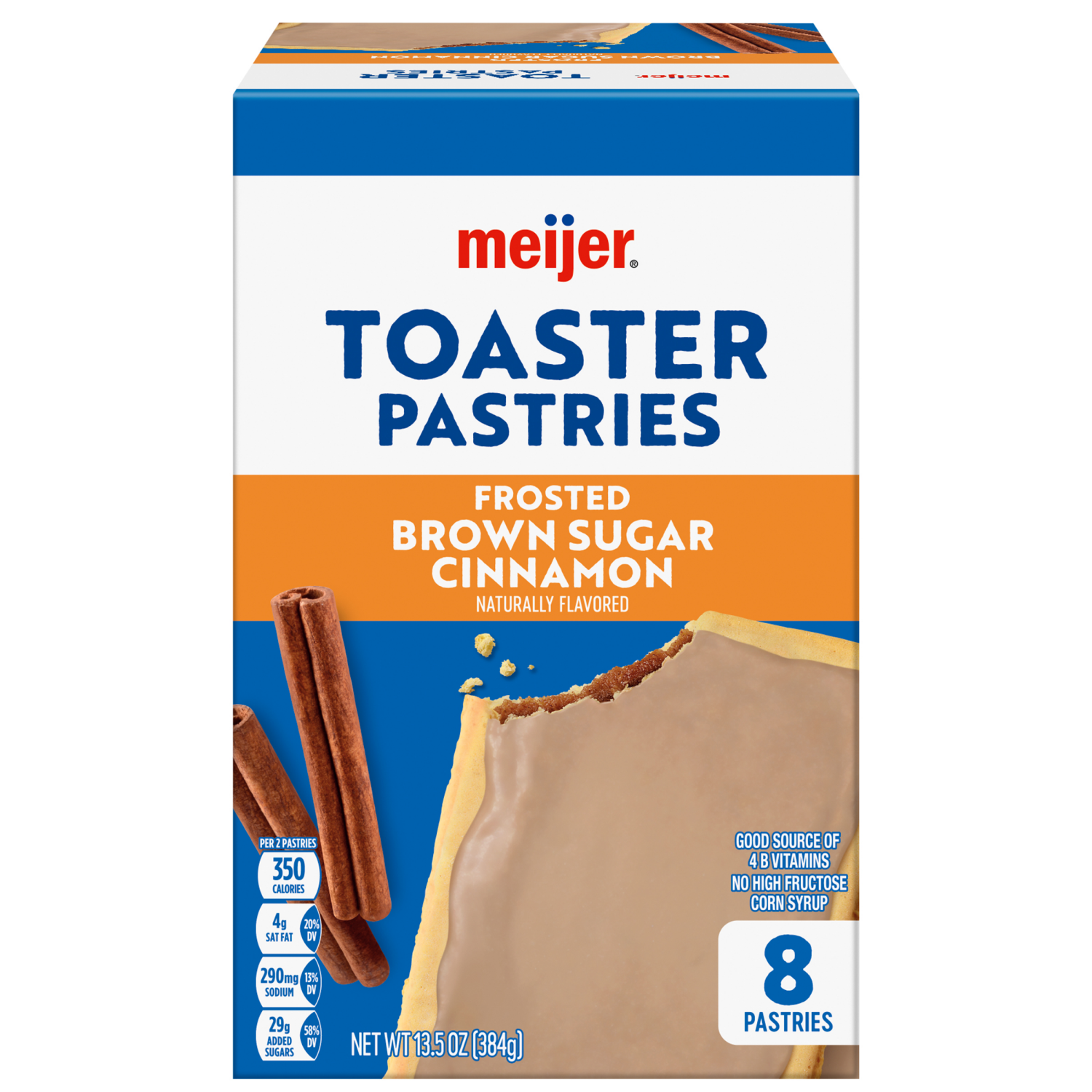 slide 2 of 8, Meijer Brown Sugar Cinnamon Frosted Toaster Treats, 8 ct