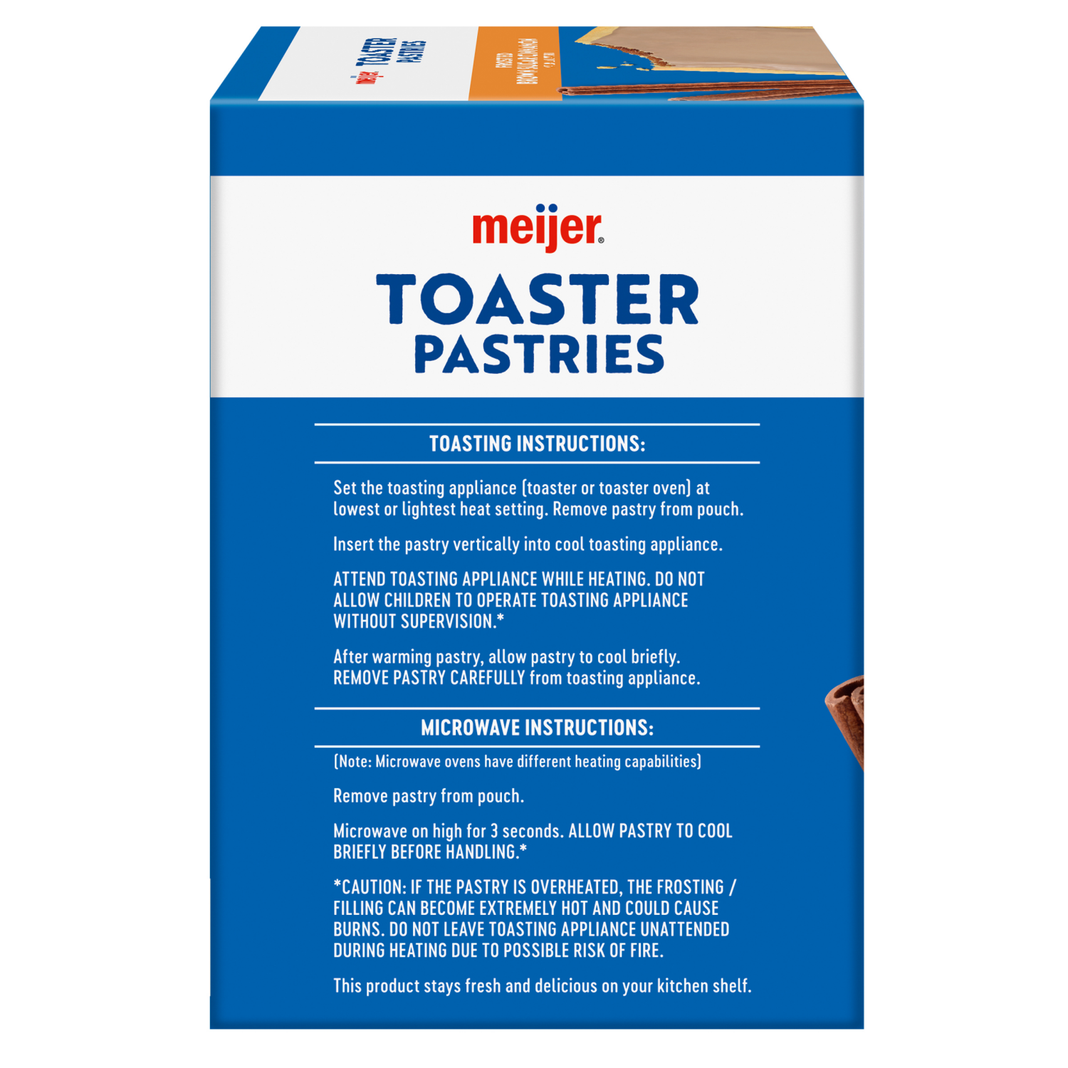 slide 2 of 5, Meijer Brown Sugar Cinnamon Frosted Toaster Treats, 8 ct