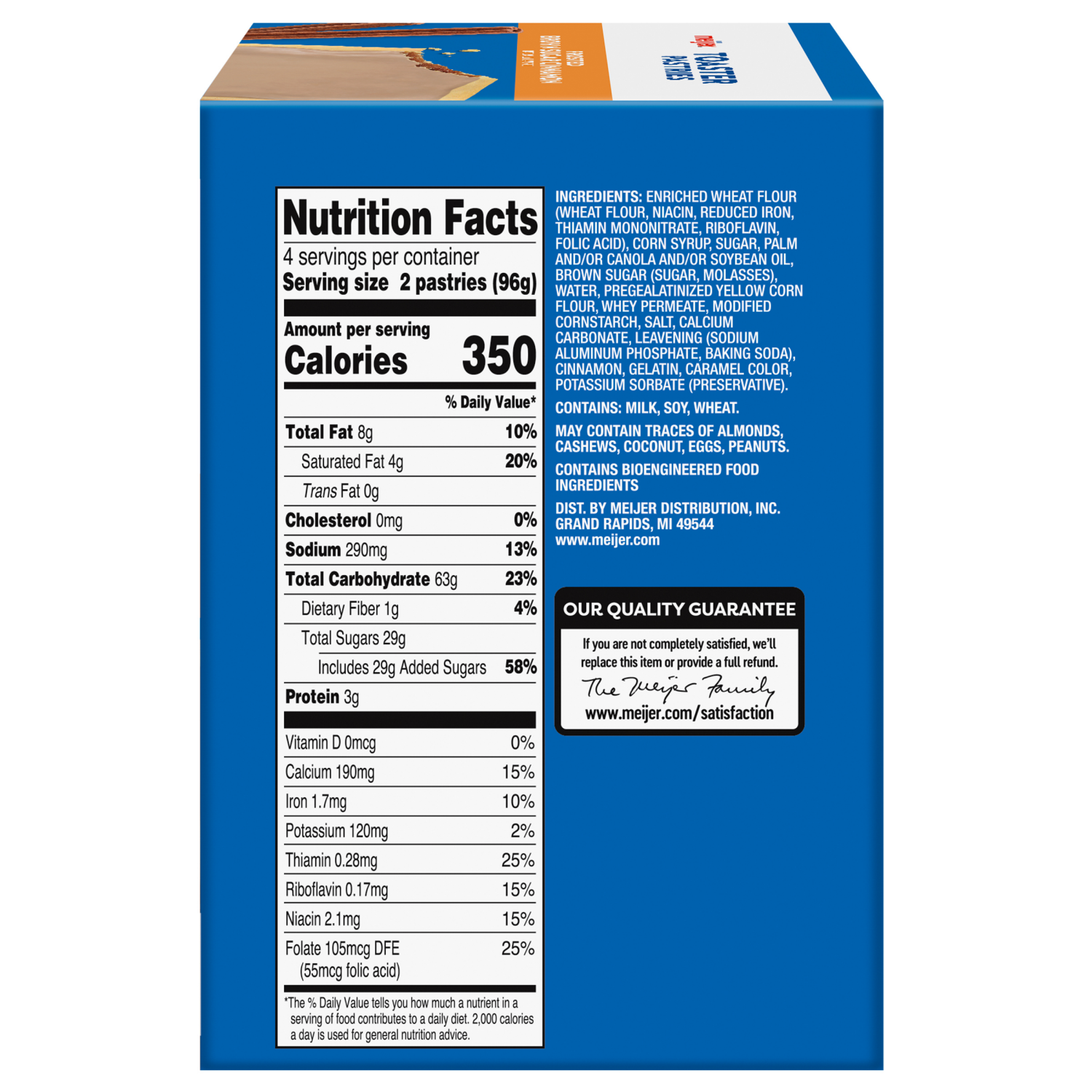 slide 3 of 5, Meijer Brown Sugar Cinnamon Frosted Toaster Treats, 8 ct