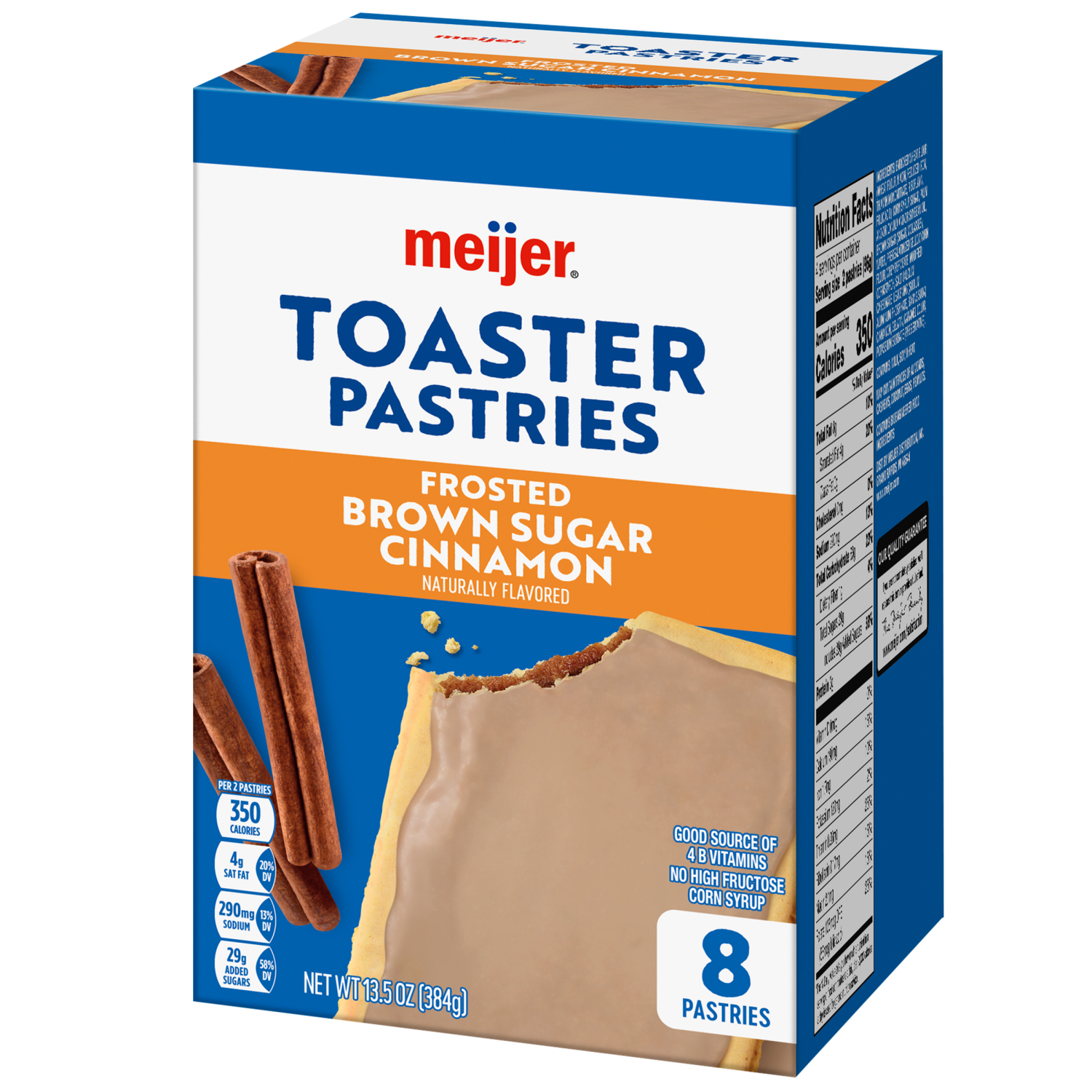 slide 7 of 8, Meijer Brown Sugar Cinnamon Frosted Toaster Treats, 8 ct