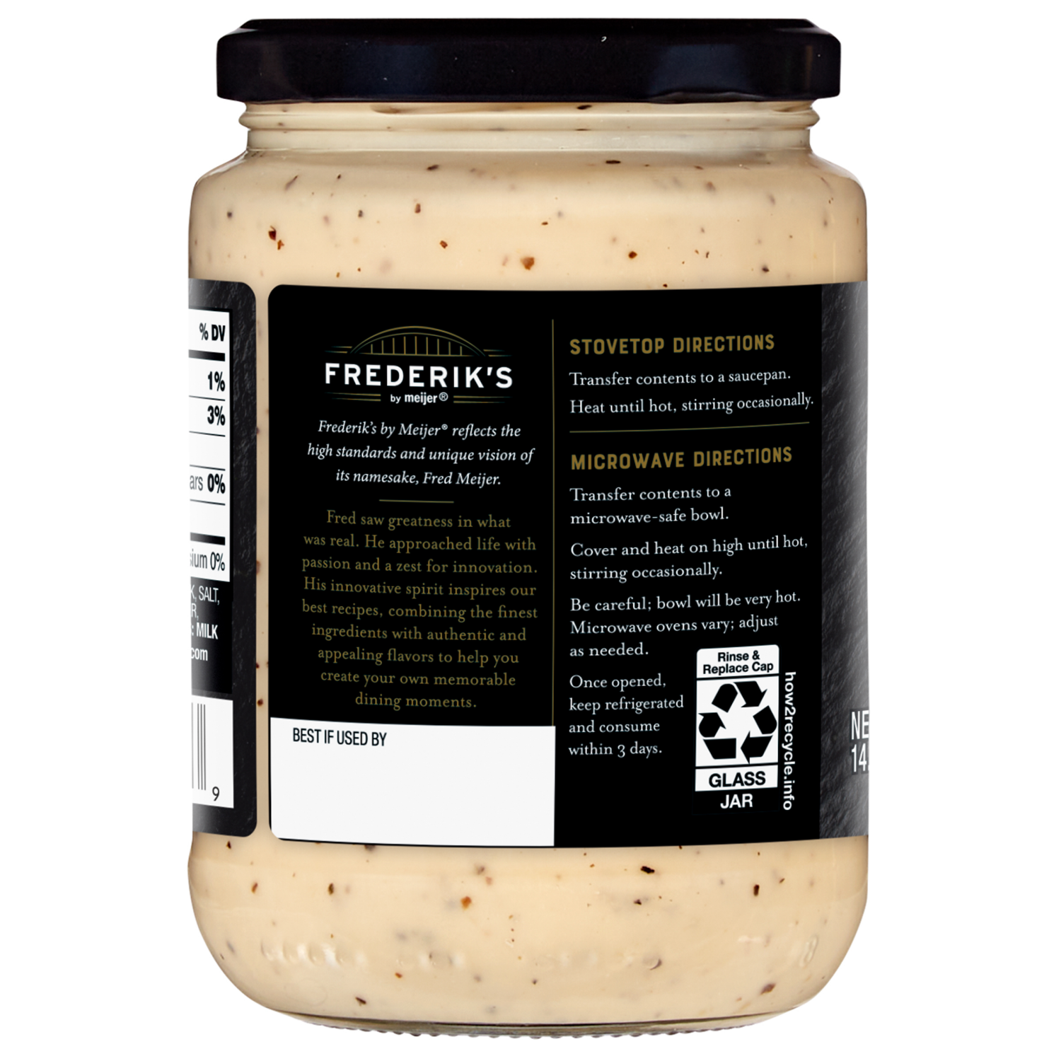slide 2 of 3, Frederik's By Meijer Frederik's Cacio e Pepe 14.5 oz, 14.5 oz