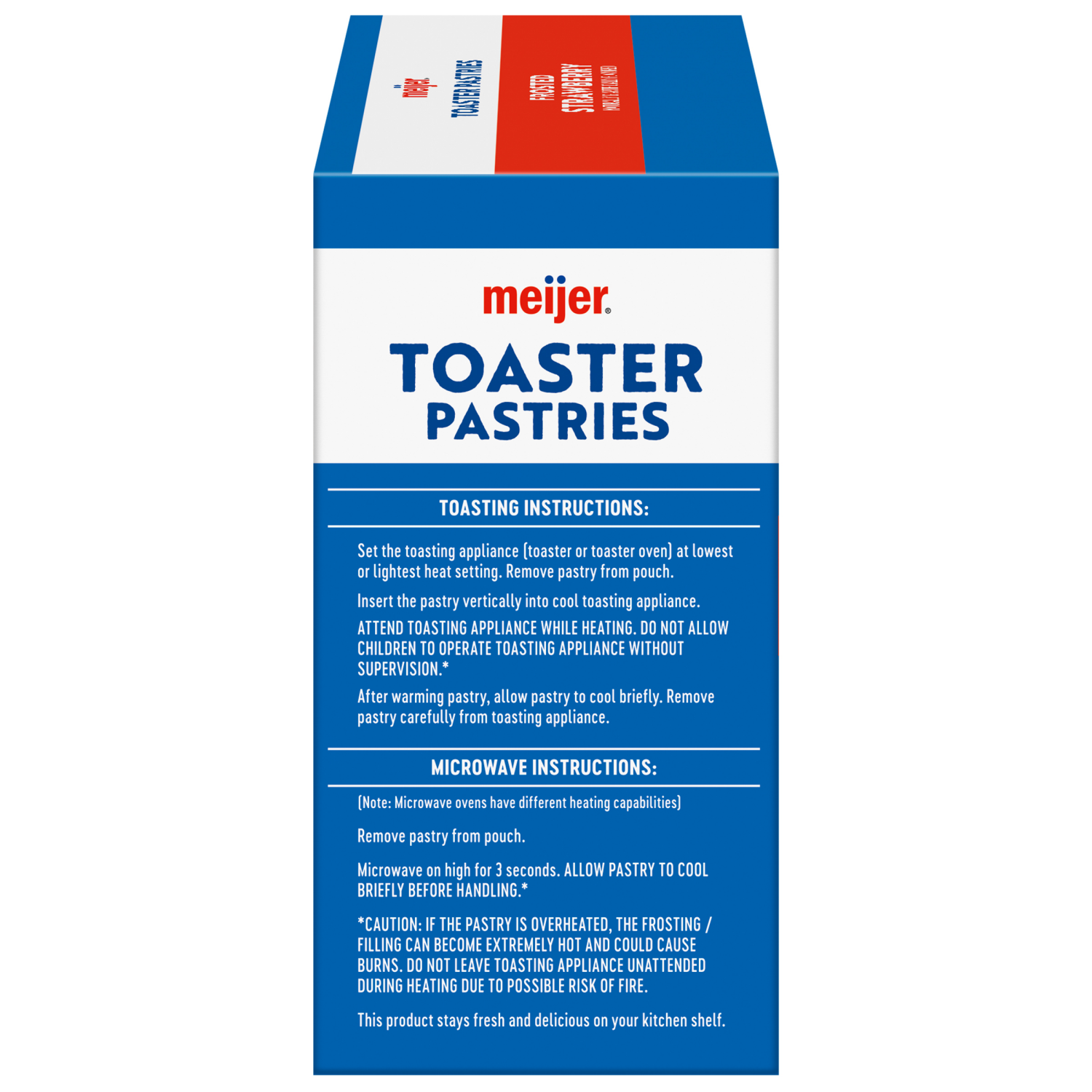 slide 2 of 5, Meijer Strawberry Frosted Toaster Treats, 12 ct