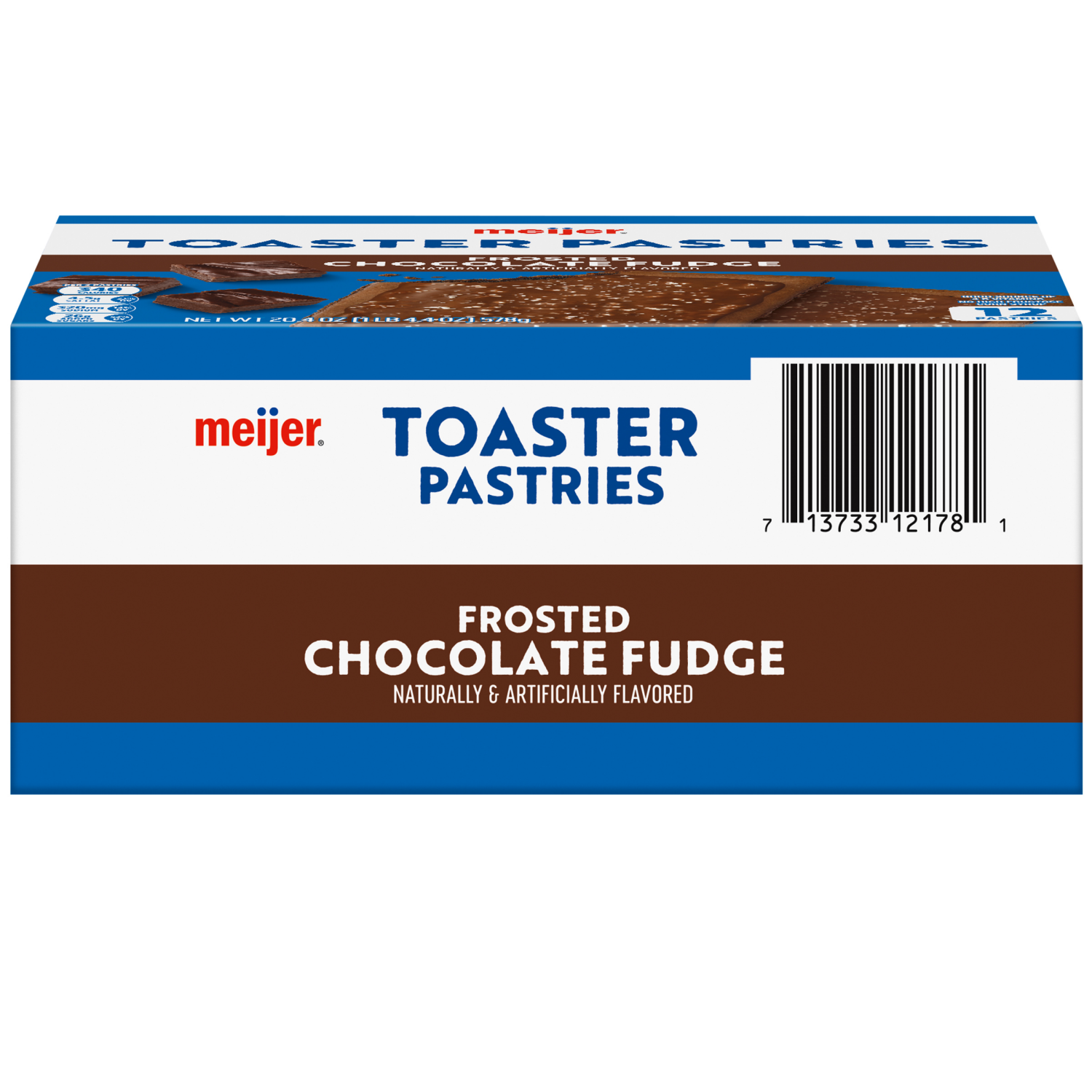 slide 3 of 8, Meijer Frosted Chocolate Fudge Pastry Treat, 12 ct