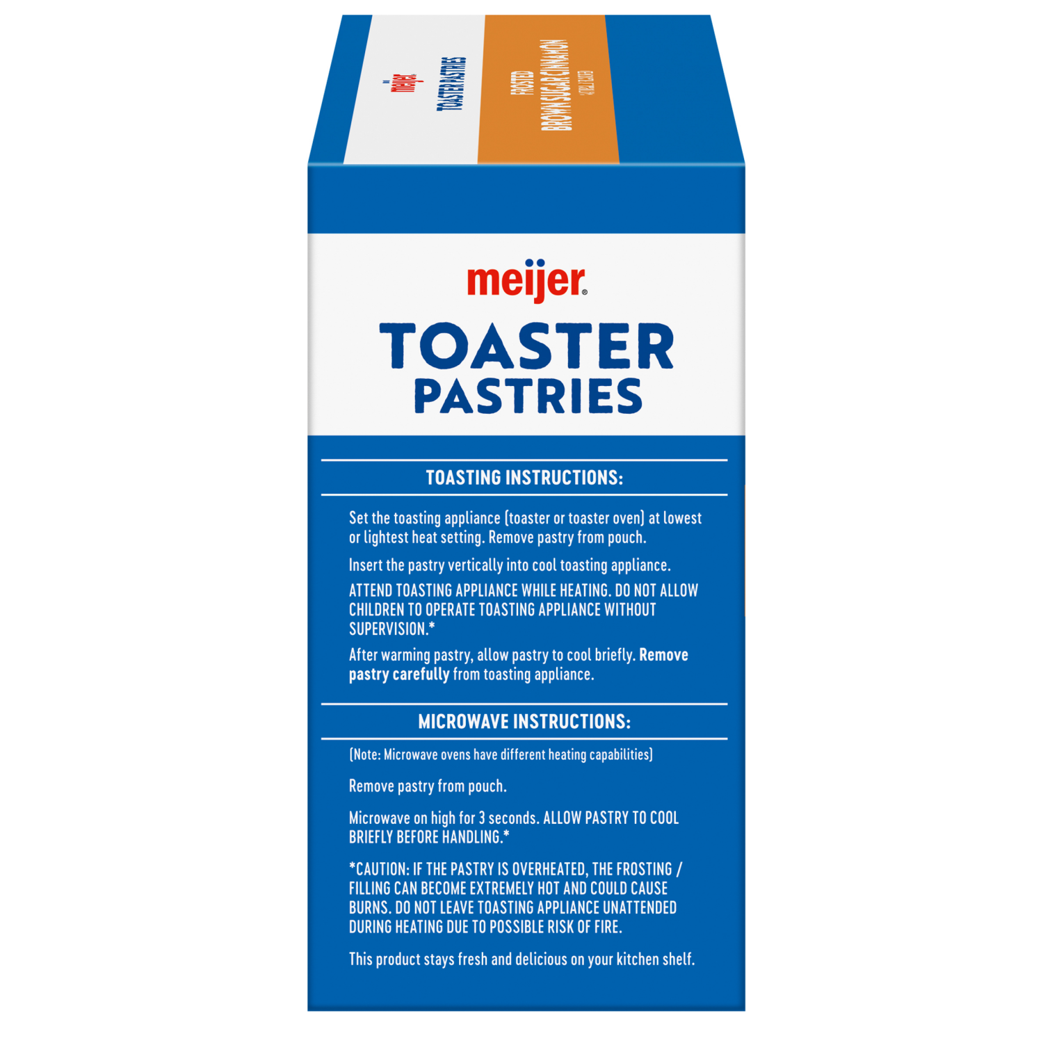 slide 2 of 5, Meijer Brown Sugar Cinnamon Frosted Pastry Treats, 12 ct