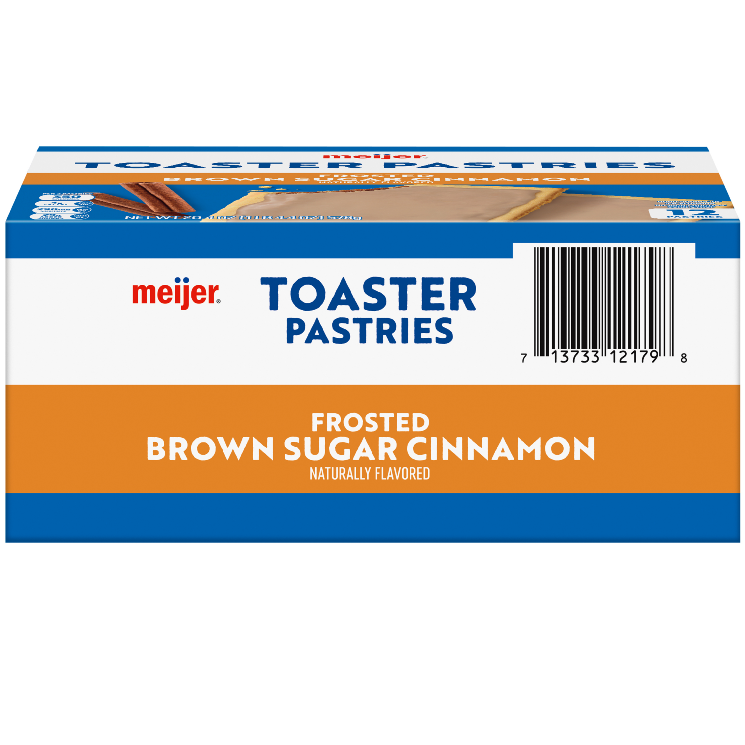 slide 3 of 8, Meijer Brown Sugar Cinnamon Frosted Pastry Treats, 12 ct