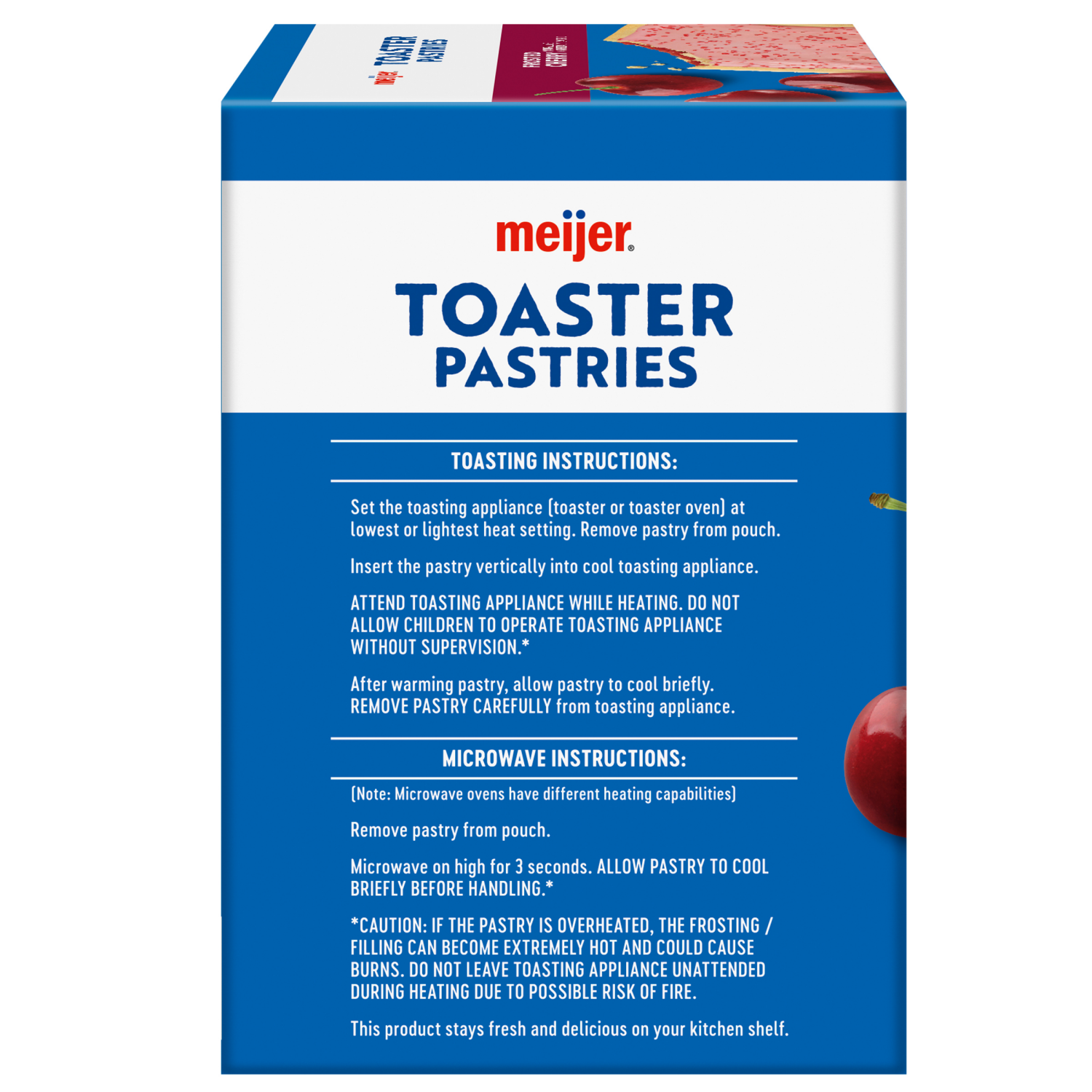 slide 2 of 5, Meijer Frosted Cherry Pastry Treat - 14.7 oz, 14.7 oz