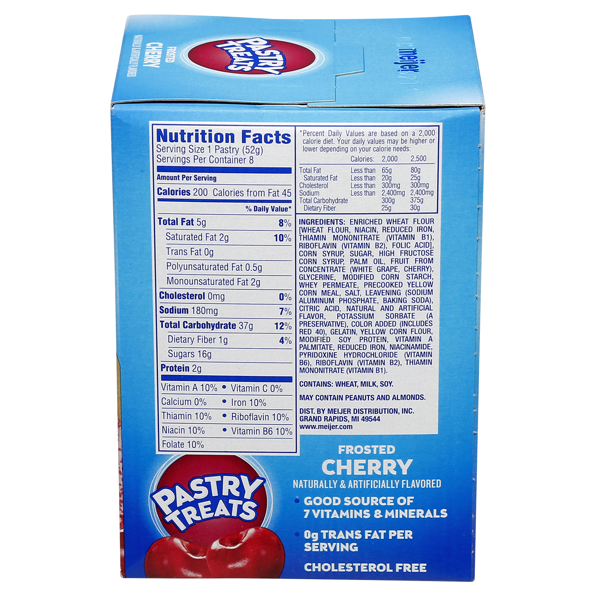 slide 3 of 5, Meijer Frosted Cherry Pastry Treat, 14.7 oz