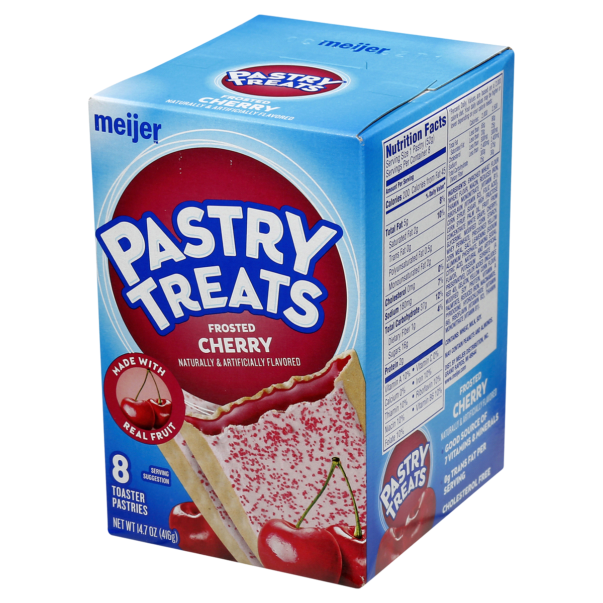 slide 4 of 5, Meijer Frosted Cherry Pastry Treat, 14.7 oz