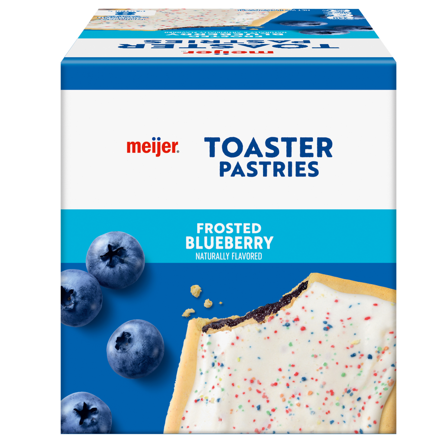 slide 5 of 5, Meijer Blueberry Frosted Toaster Treats, 8 ct