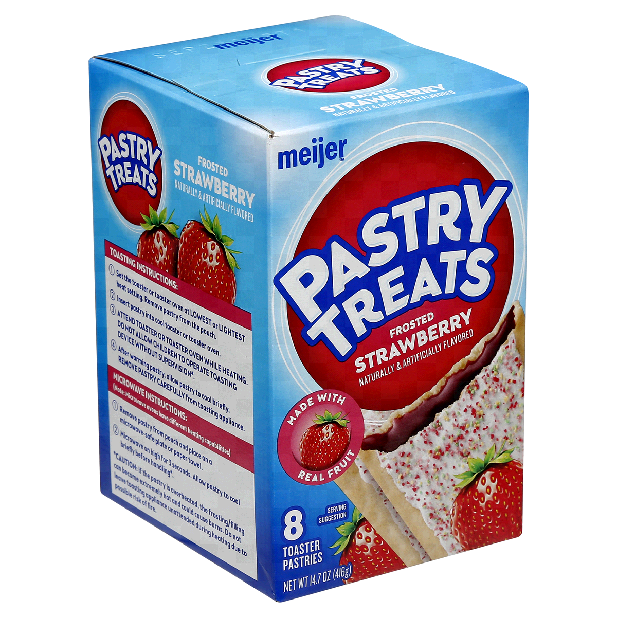 Meijer Frosted Strawberry Pastry Treat 14.27 oz Shipt
