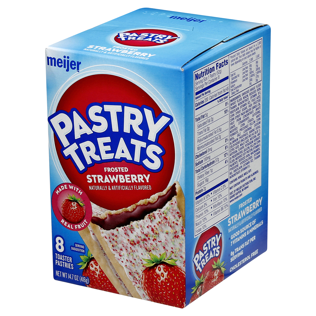 Meijer Frosted Strawberry Pastry Treat 14.27 oz Shipt