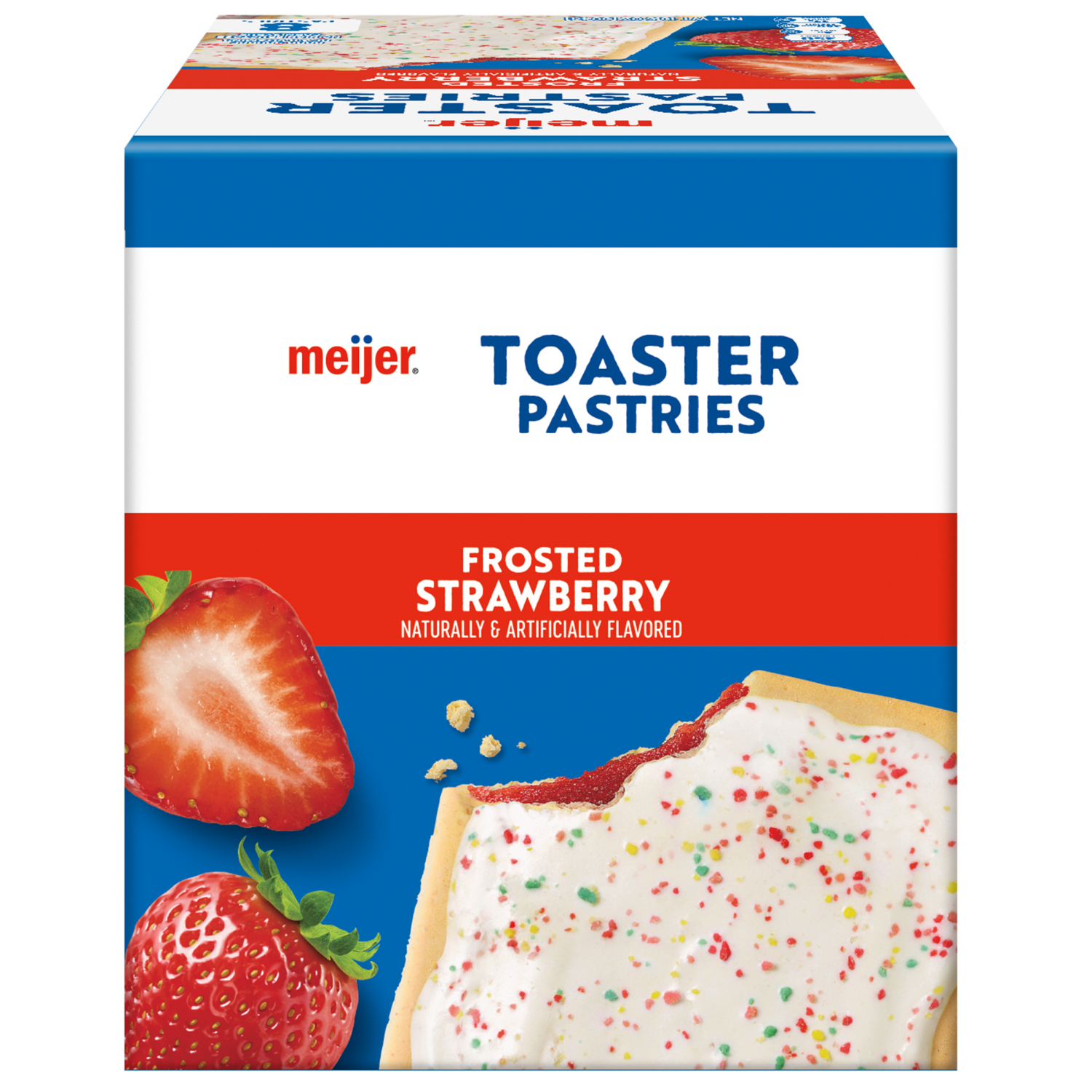 slide 5 of 5, Meijer Frosted Strawberry Pastry Treat, 14.27 oz