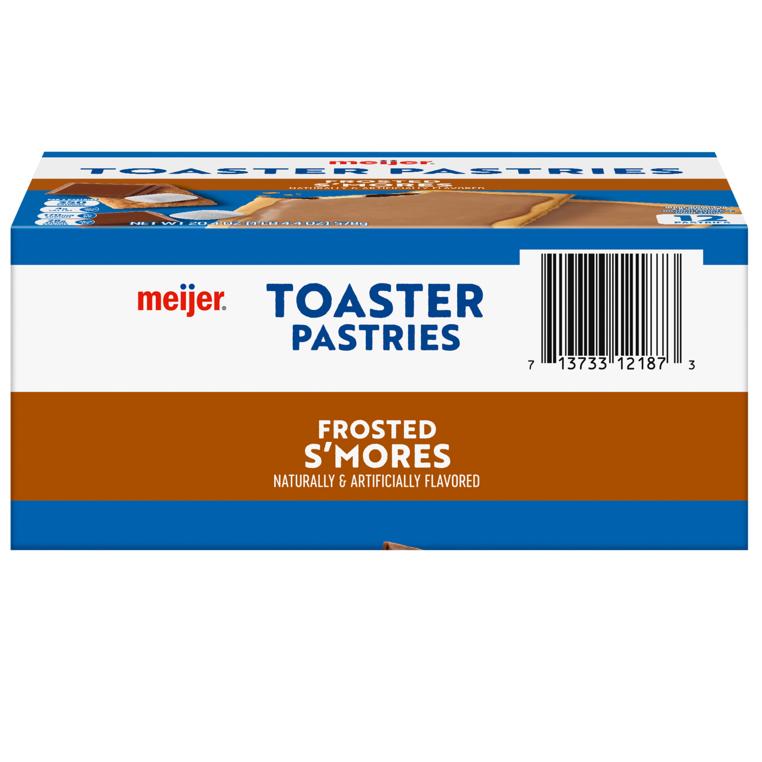 slide 3 of 8, Meijer Smores Frosted Toaster Treats, 12 ct