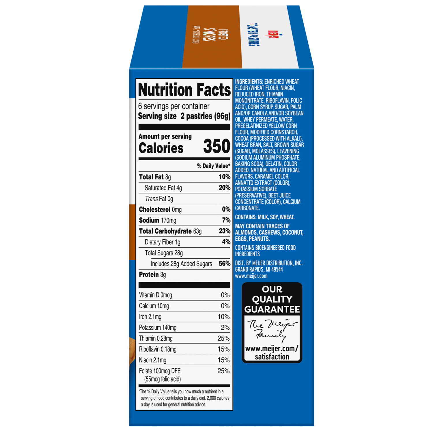 slide 3 of 5, Meijer Smores Frosted Toaster Treats, 12 ct