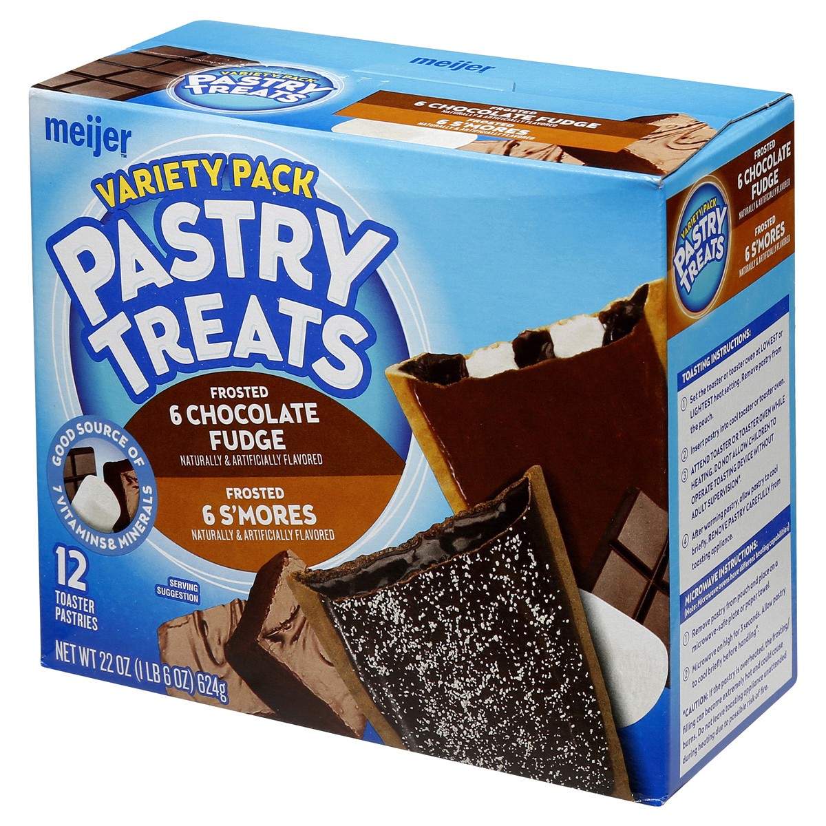 slide 6 of 6, Meijer Frosted Toaster Treats Variety Pack, 12 ct