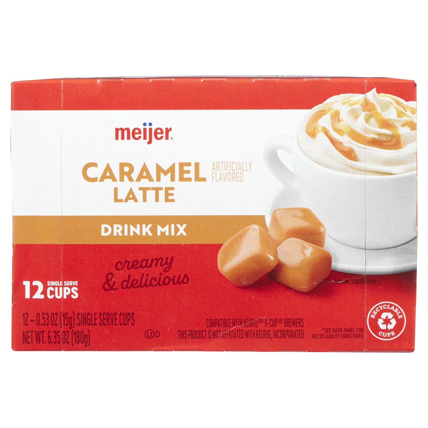 slide 5 of 5, Meijer Caramel Latte Coffee Pods - 12 ct, 12 ct