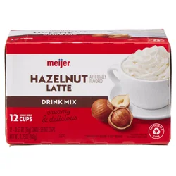 Meijer Hazelnut Latte Coffee Pod, 12 Ct