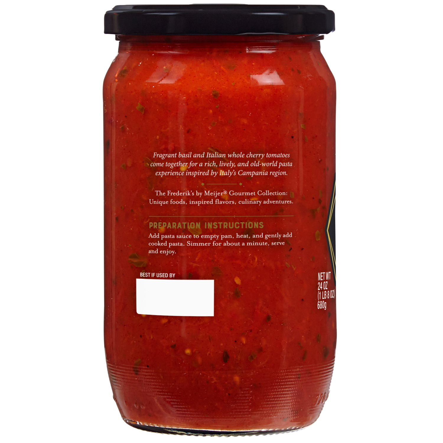 slide 2 of 3, FREDERIKS BY MEIJER Elevated PremiumWhole Cherry tomatoes&basil 24 oz, 24 oz