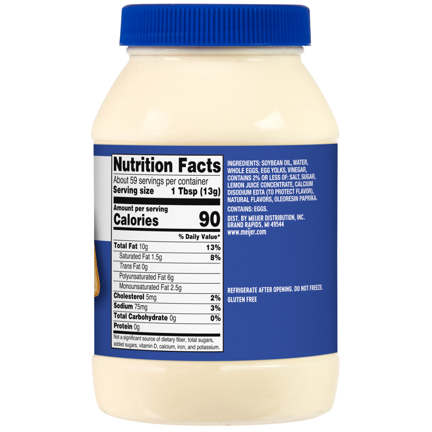 slide 3 of 3, Meijer Real Mayonnaise, 30 oz