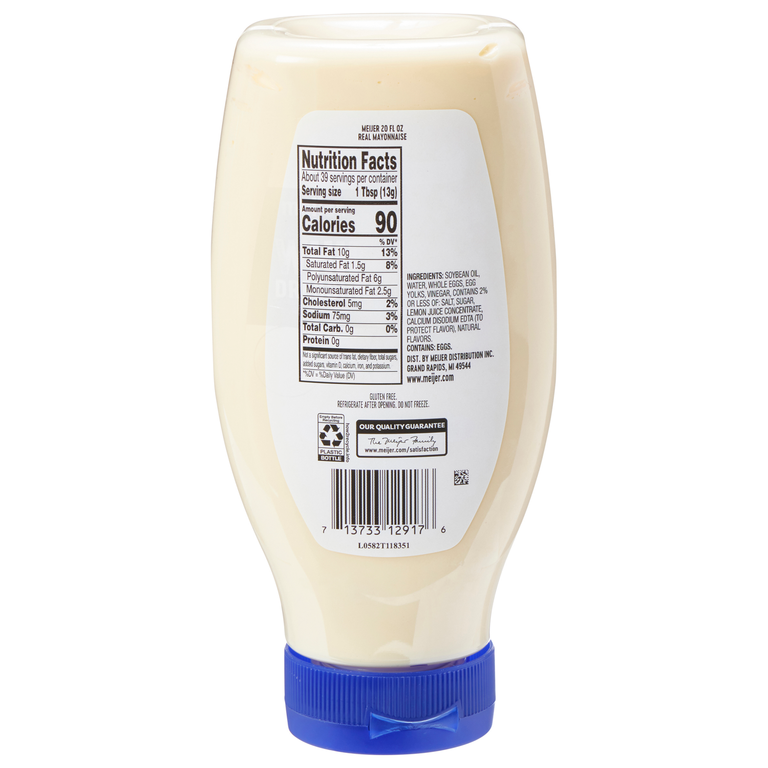 slide 2 of 2, Meijer Squeeze Mayonnaise, 22 oz