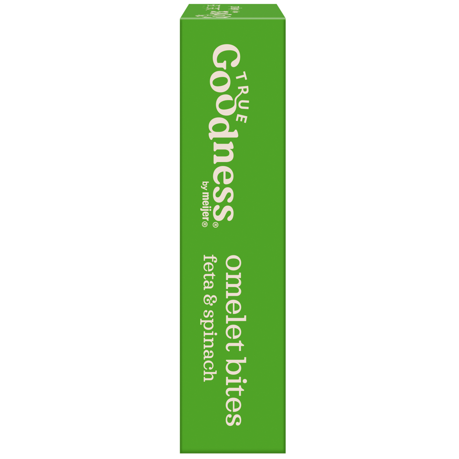 slide 3 of 5, True Goodness by Meijer Frozen Spinach and Feta Omelet Bites, 8 oz