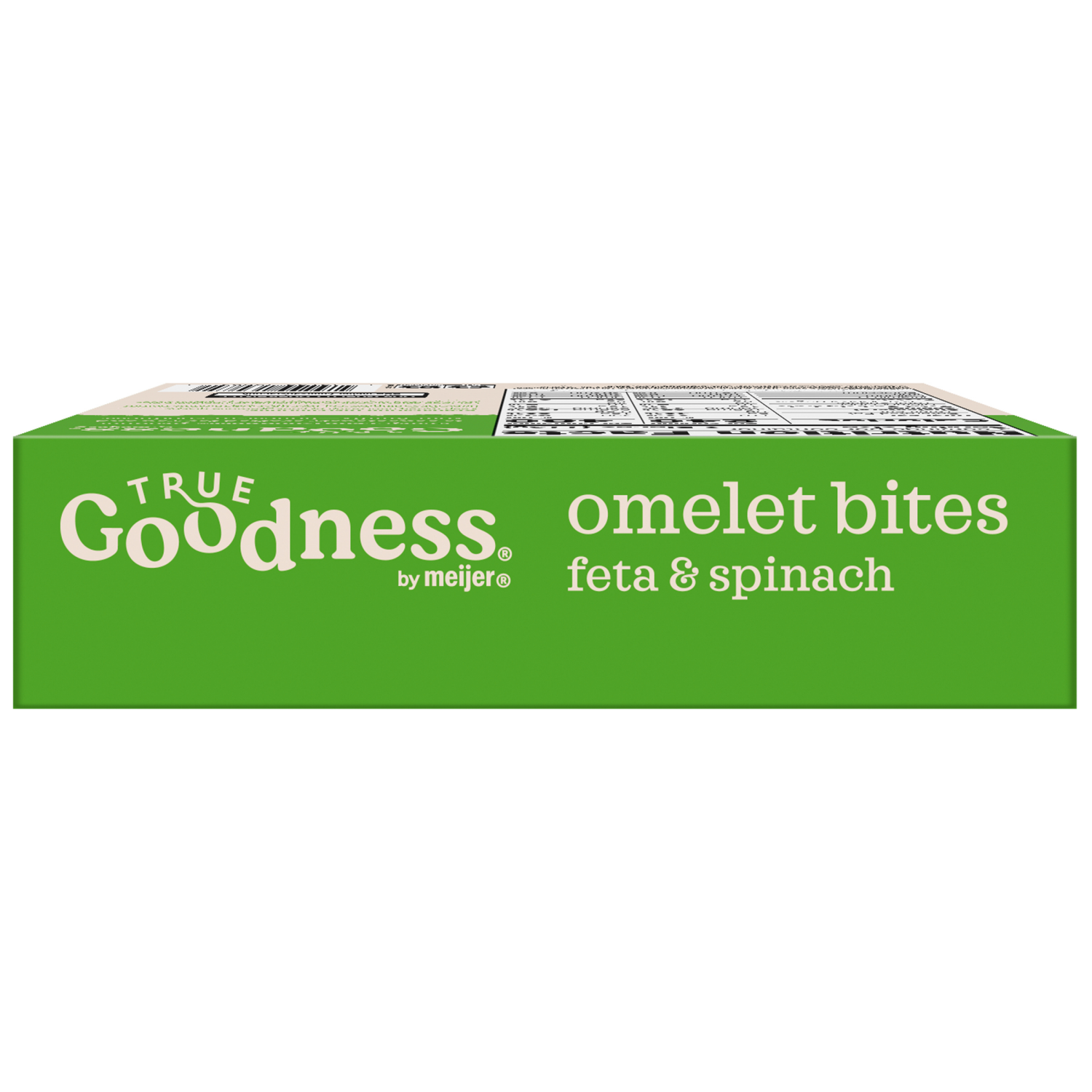 slide 5 of 5, True Goodness by Meijer Frozen Spinach and Feta Omelet Bites, 8 oz