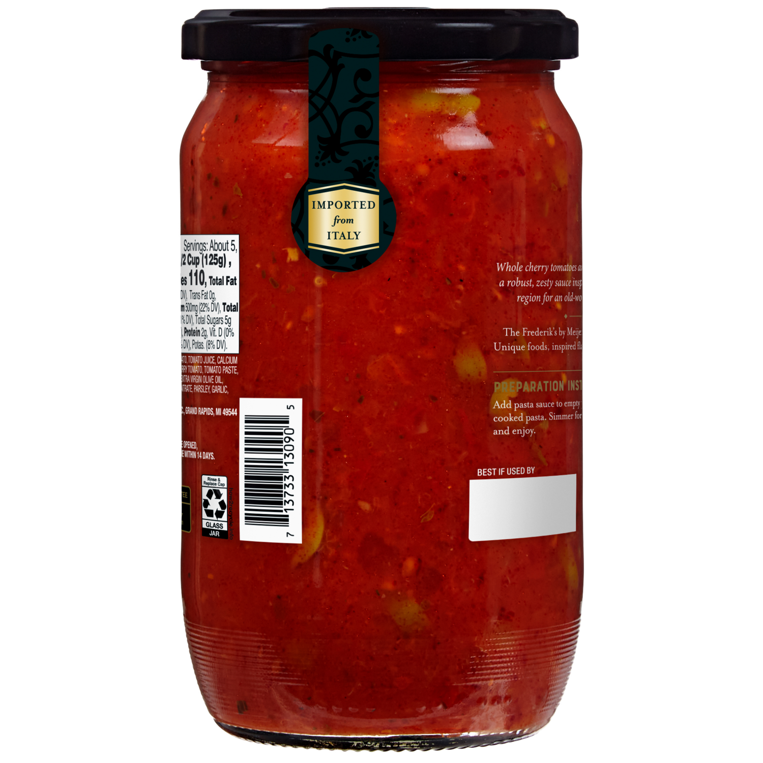 slide 2 of 4, FREDERIKS BY MEIJER Elevated PremiumWhole cherry tomatoes & olives (puttanesca) 24 oz, 24 oz