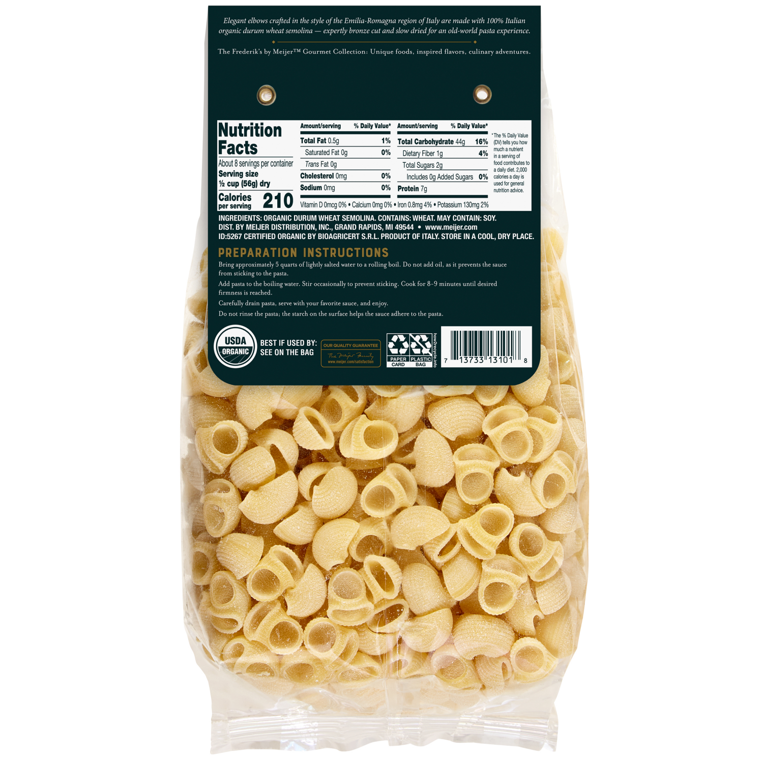 slide 2 of 2, FREDERIKS BY MEIJER Elevated PremiumFrederik's By Meijer Gomiti Rigati 16 oz, 16 oz