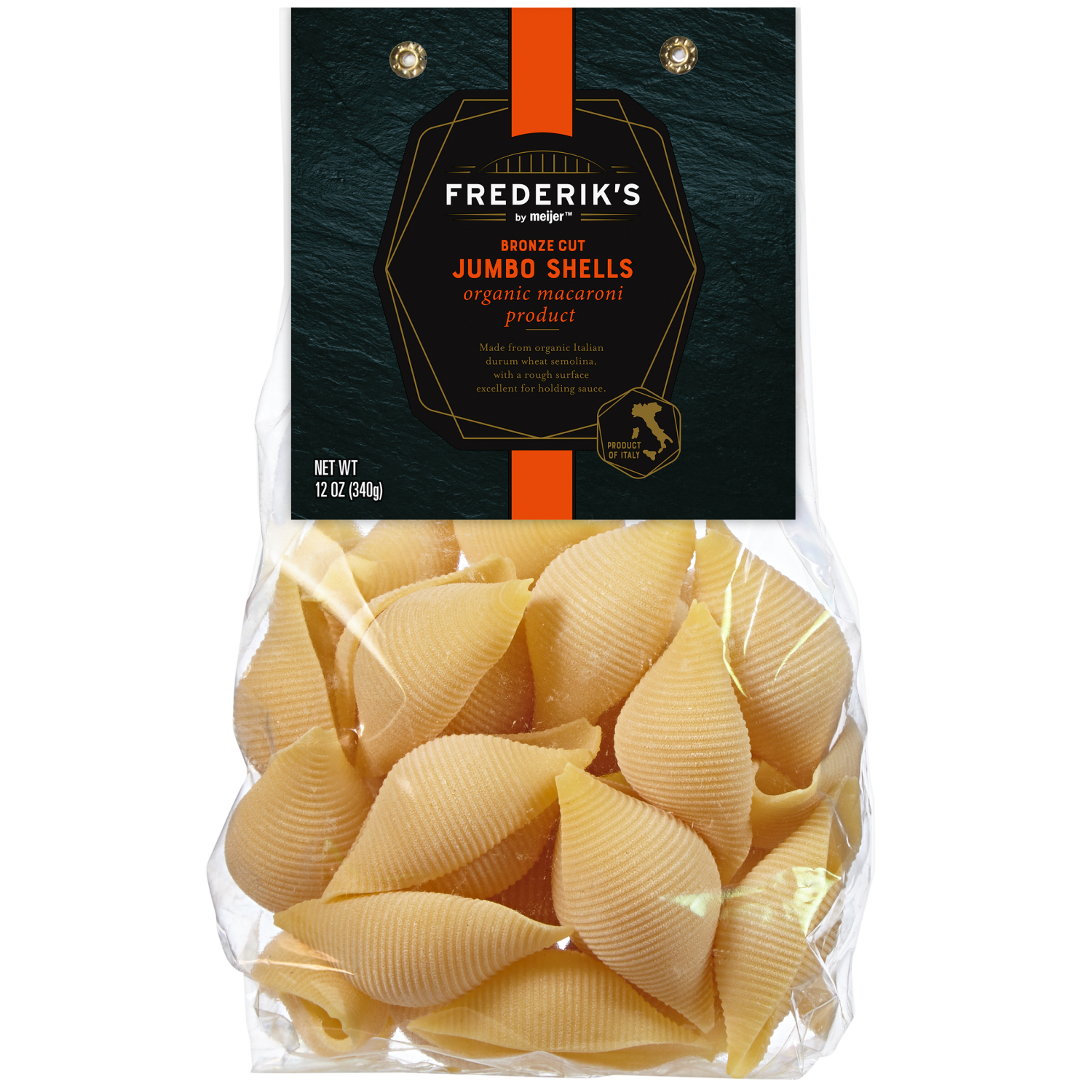slide 1 of 2, FREDERIKS BY MEIJER Frederik'sFrederik's By Meijer Jumbo Shells (Conchiglioni ) - Bronze Cut 12 oz, 12 oz