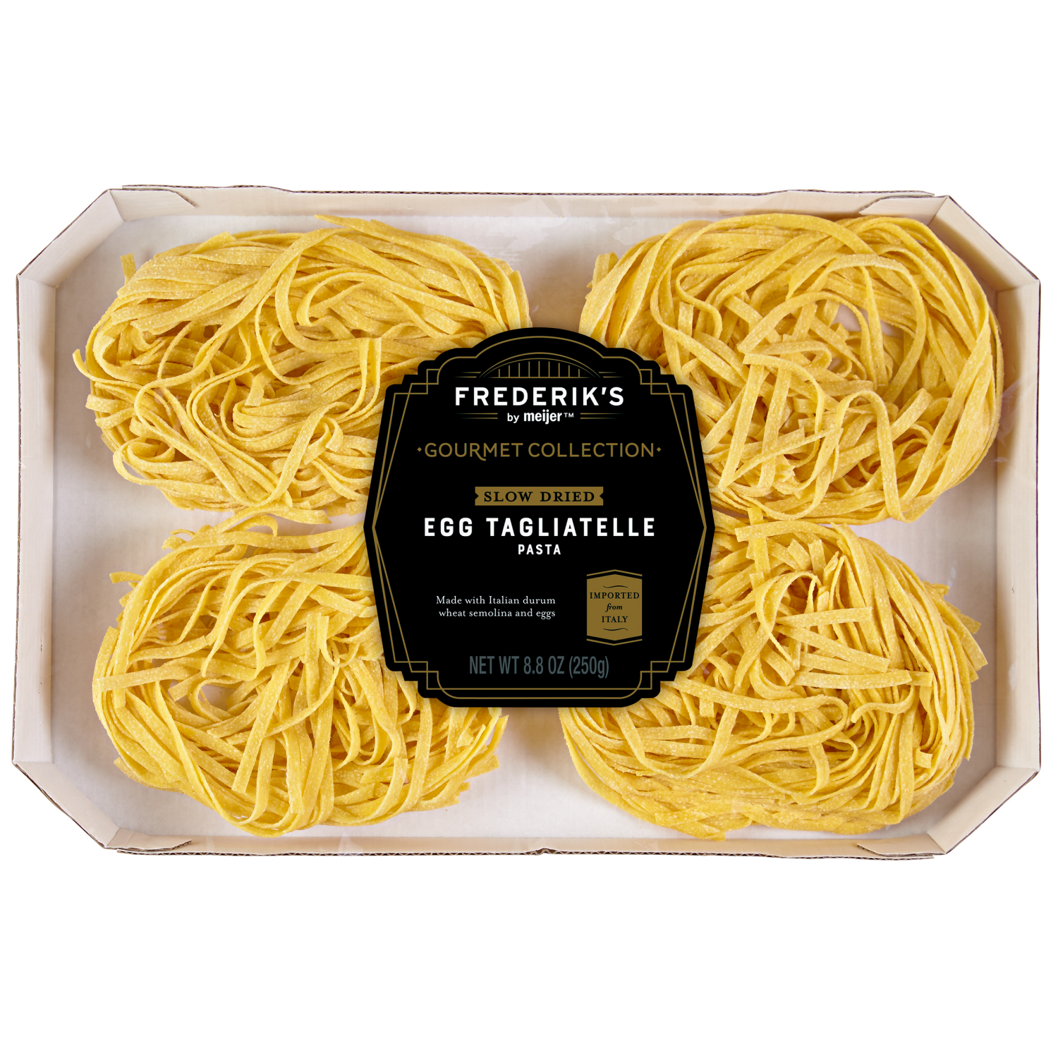 slide 1 of 2, FREDERIKS BY MEIJER Elevated PremiumFrederik's By Meijer Egg Nested Tagliatatelle 8.8 oz, 8.8 oz