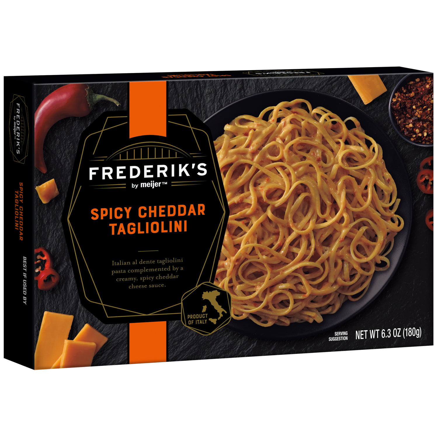 slide 6 of 8, FREDERIKS BY MEIJER Frederik's By Meijer Tagliatelle Spicy Cheddar 6.3 oz, 6.3 oz
