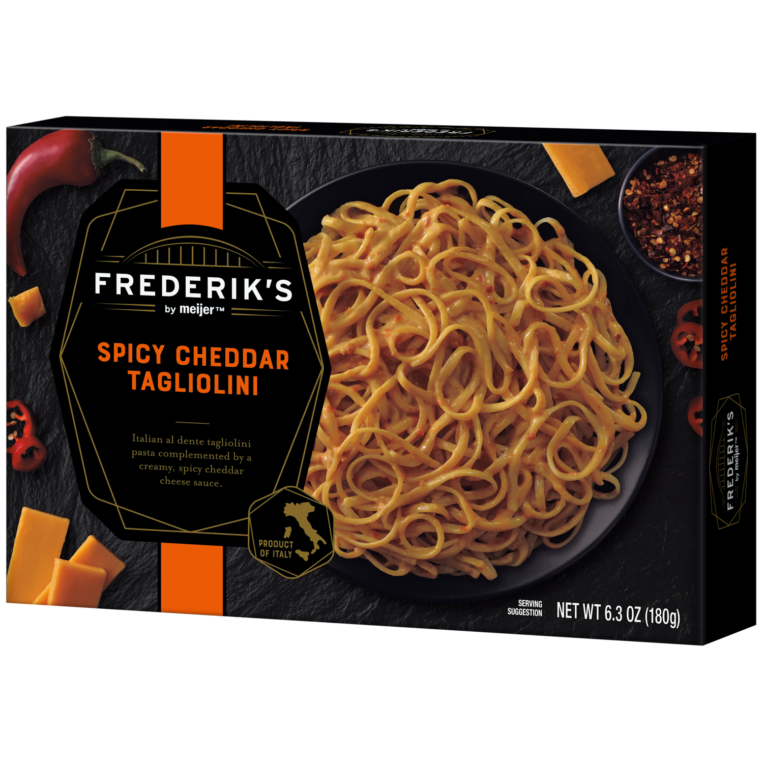 slide 7 of 8, FREDERIKS BY MEIJER Frederik's By Meijer Tagliatelle Spicy Cheddar 6.3 oz, 6.3 oz