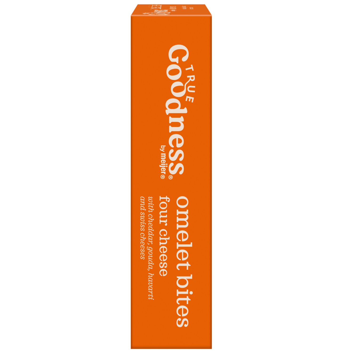 slide 3 of 5, True Goodness by Meijer Frozen Four Cheese Omelet Bites, 8 oz