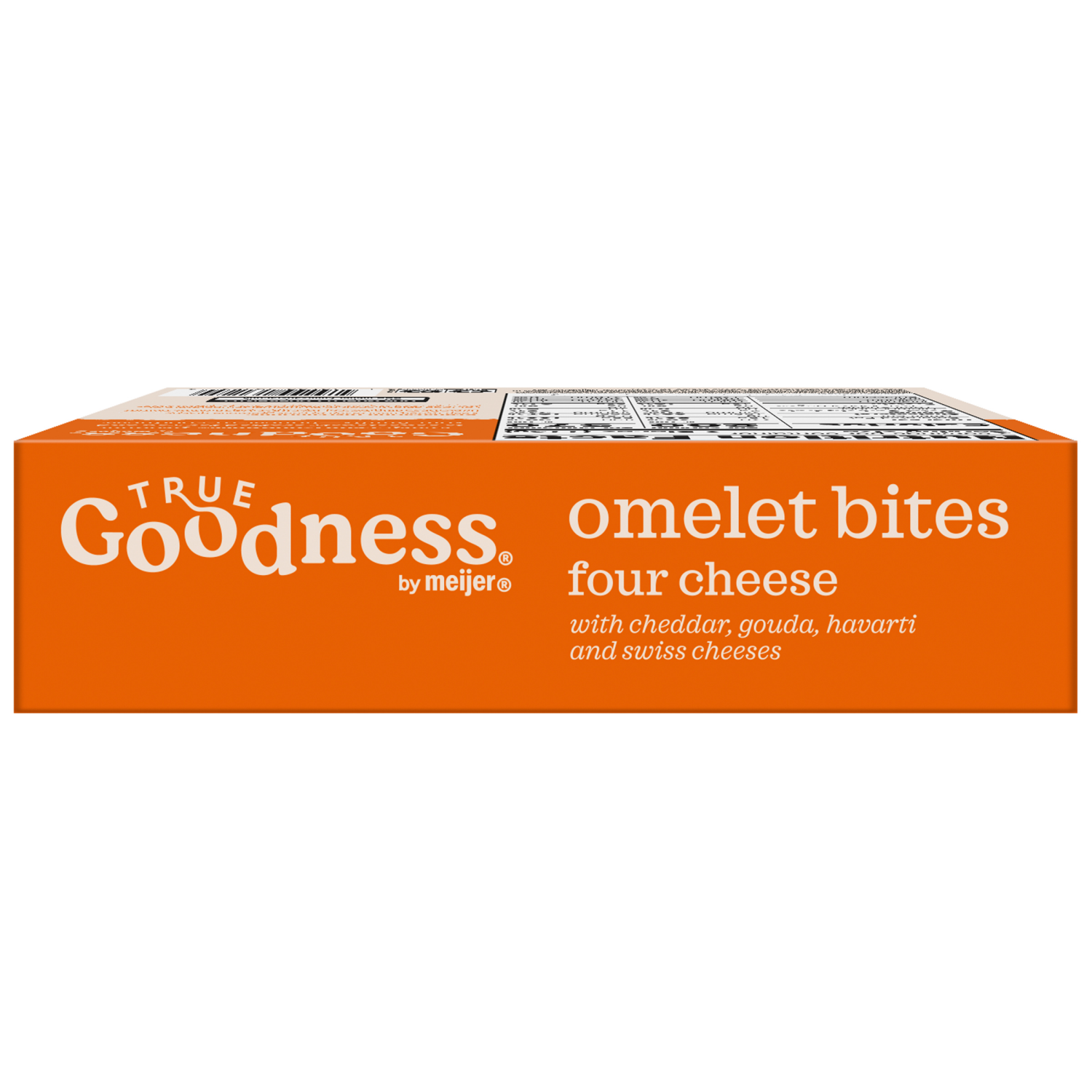 slide 5 of 5, True Goodness by Meijer Frozen Four Cheese Omelet Bites, 8 oz