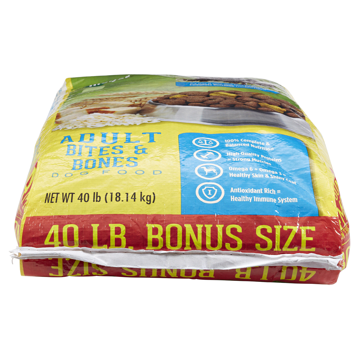 slide 5 of 5, Meijer Adult Bites & Bones Dry Dog Food, 40 lb