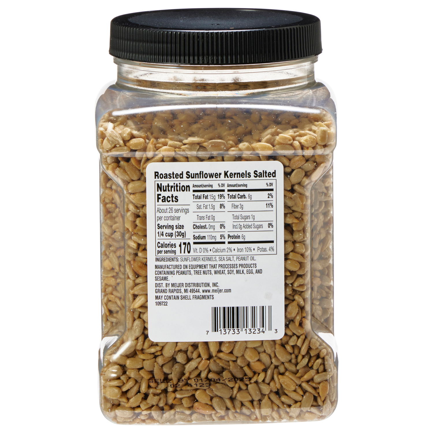 slide 2 of 4, Meijer Sunflower Kernals Salted, 27 oz