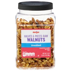Meijer Walnuts Raw Halves & Pieces Pet 1